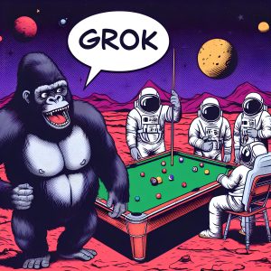 Astronauts vs Gorilla, A Pool Game in Zero Gravity-5