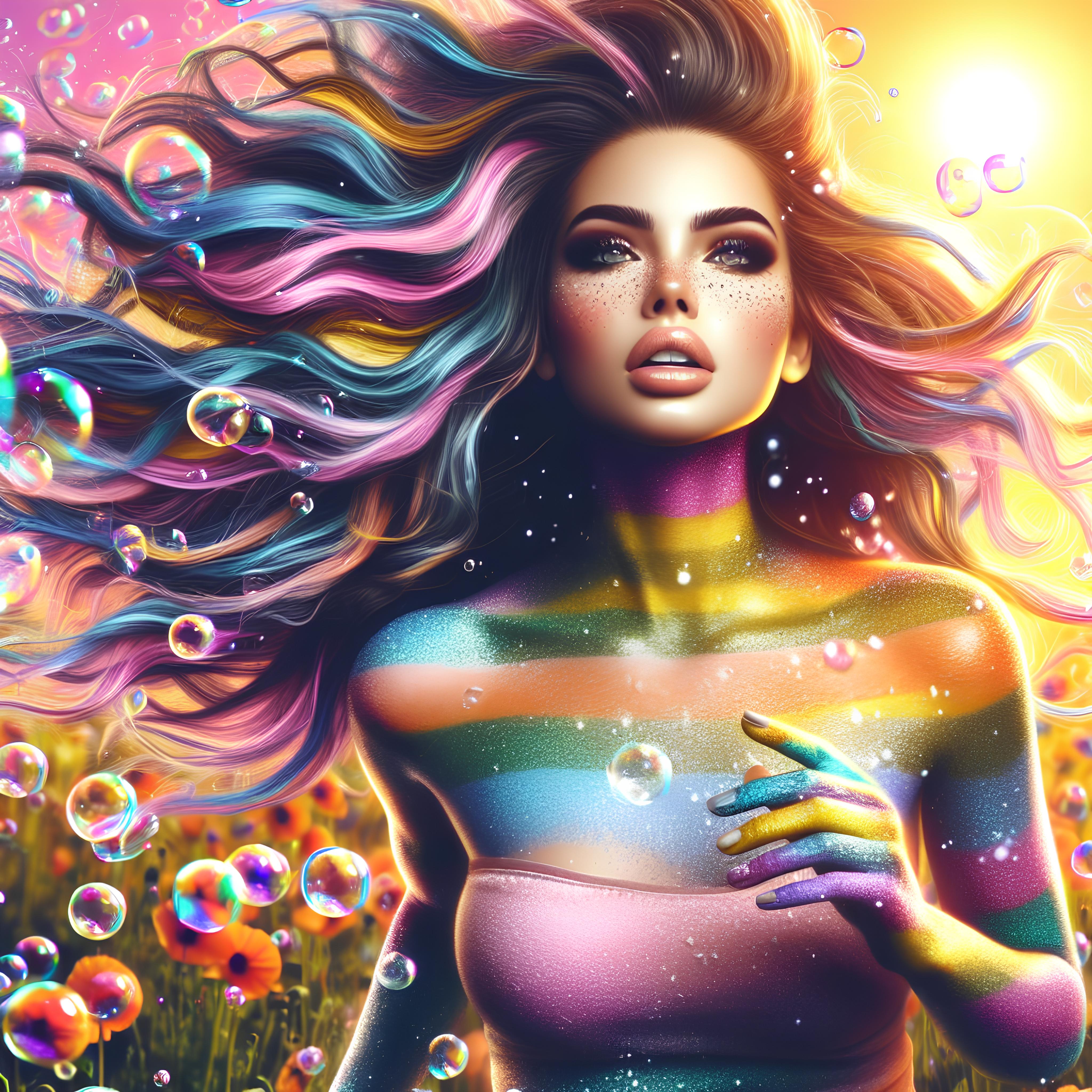 The Bubble Painter, Beautiful Girl, A Journey of Self-Discovery and Love-3