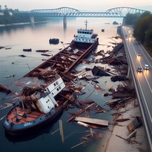 Cargo Ship Collided Bridge-3