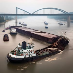 Cargo Ship Collided Bridge-4