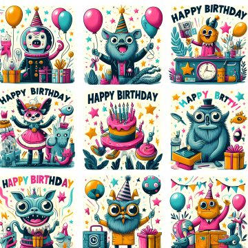 funny happy birthday illustrations-1